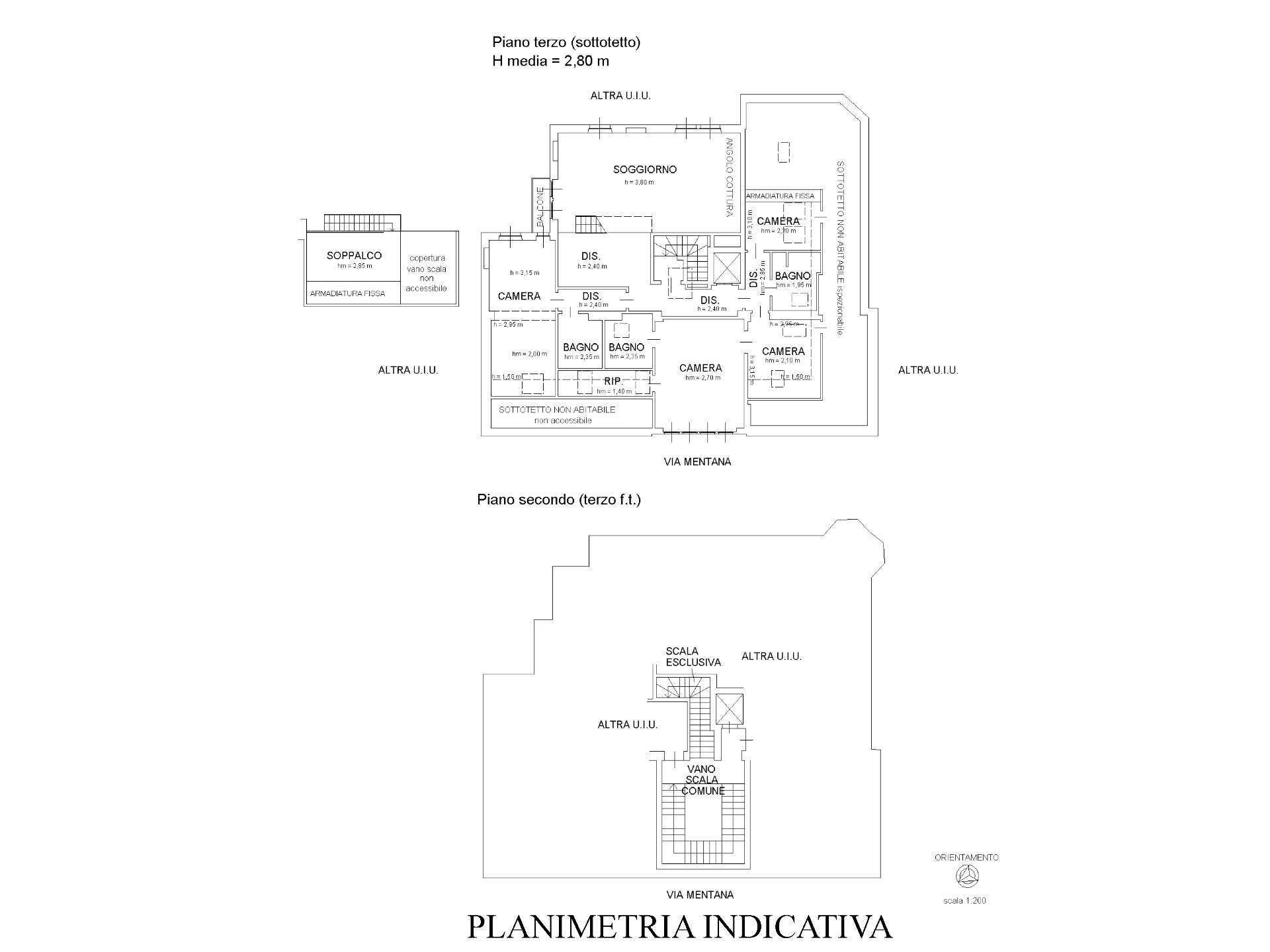 Foto 31 - Appartamento Via Mentana
 
9, Torino - planimetria 1