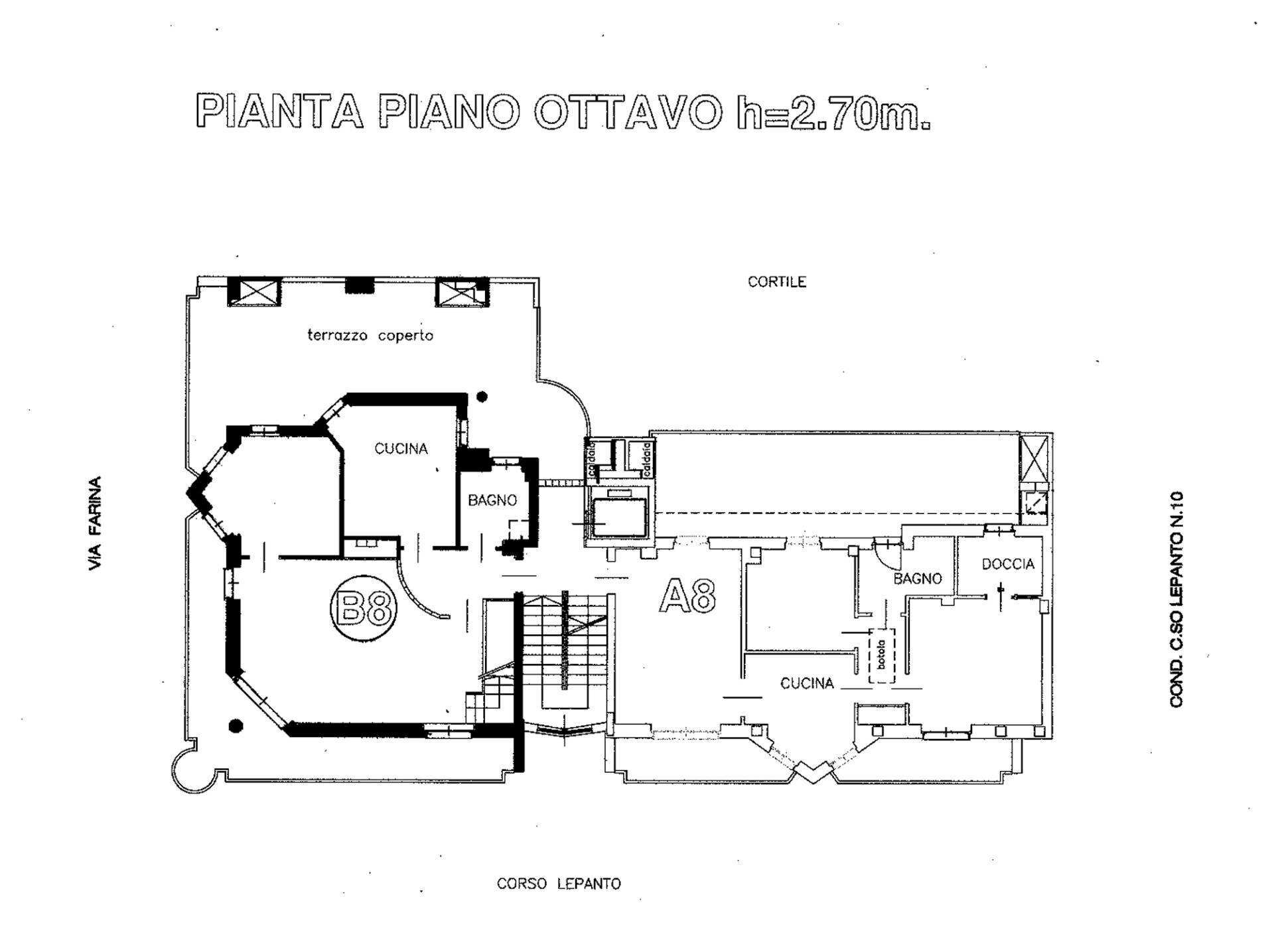 Foto 46 - Attic Corso Lepanto, Torino - floor plans 1