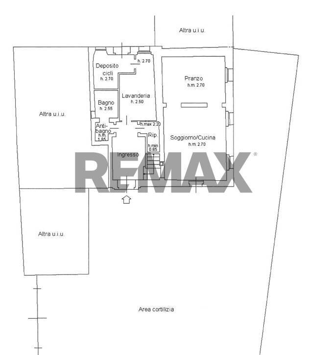 Pianta 2D - Semi-detached house VIA GIOVANNI XXIII
 
22, Colorno - floor plans 1