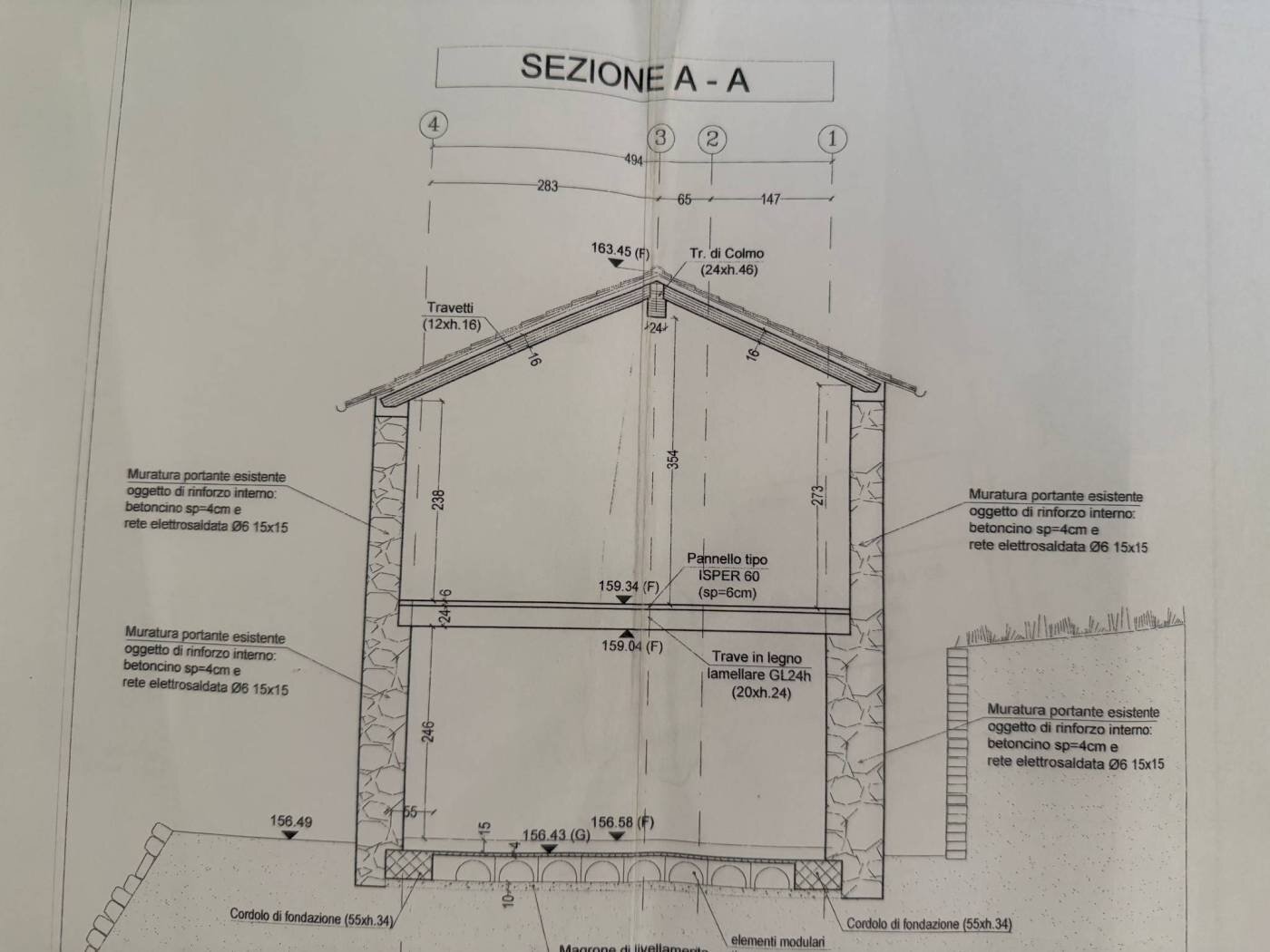 Rustico via dei Ciclamini, Genova (zona Quarto) - planimetria 1