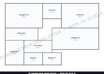Planimetria - Apartment Via XX Settembre, Canicattì - photo 16