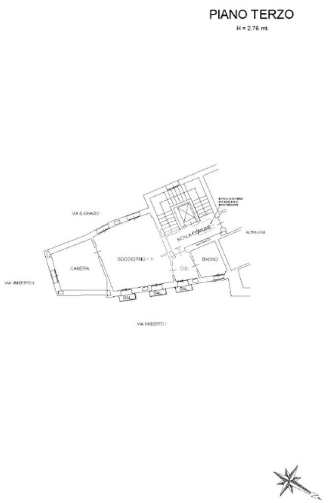 Two-room apartment Via umberto I, Lanzo Torinese - floor plans 1