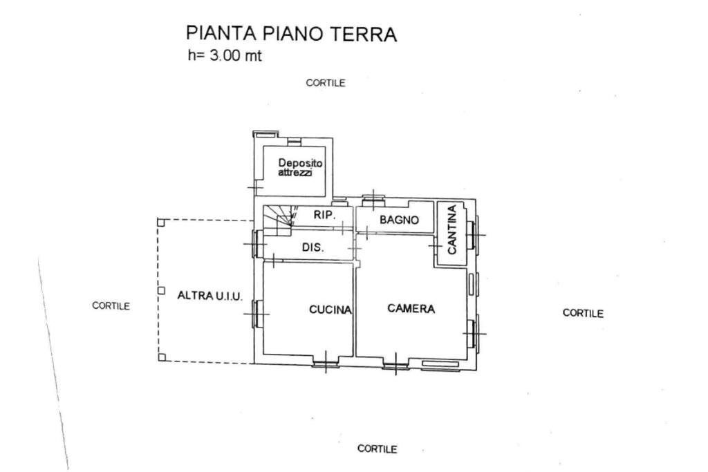 Semi-detached house Via torino, Airasca - floor plans 1