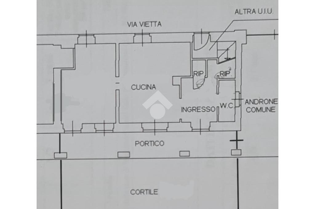 Two-room apartment Via Vietta, Caselle Torinese - floor plans 1