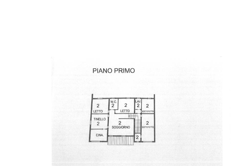 Three-room apartment Via A. Frank, Novellara - floor plans 1