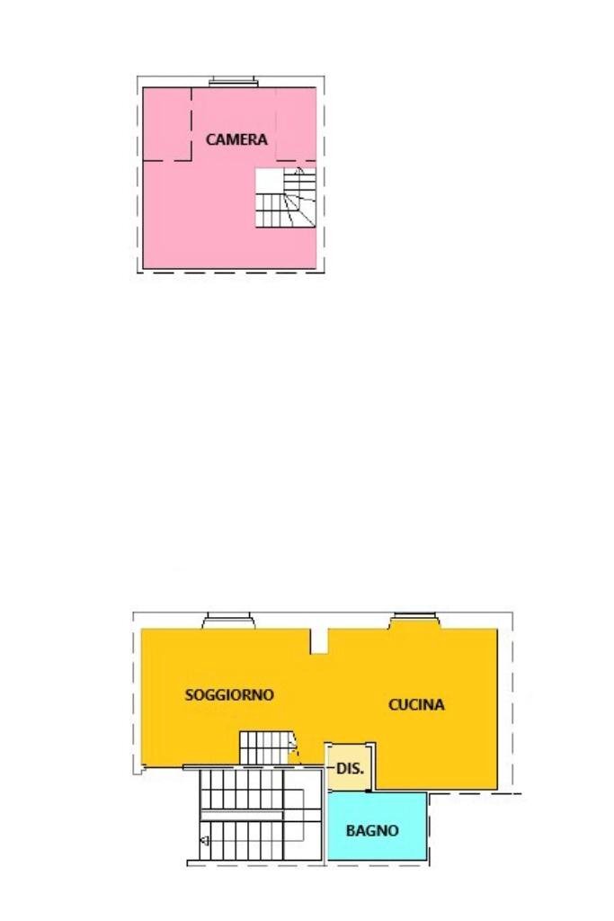 Two-room apartment Via Giovanni Scazzola, Alessandria - floor plans 1