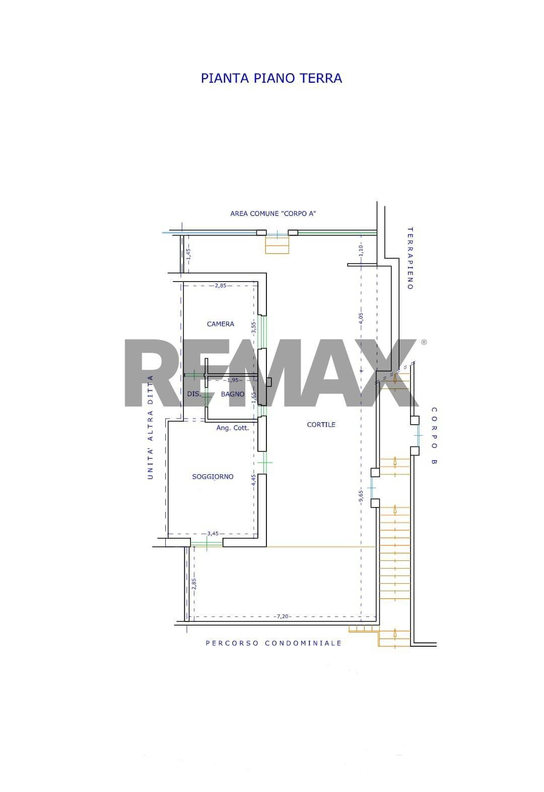 Pianta 2D - Semi-detached house Contrada Sillemi
 
A/3, Letojanni - floor plans 1