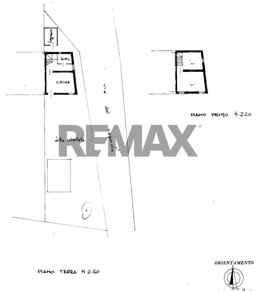 Pianta 2D - Semi-detached house Via Capriolo
 
37, Copparo - floor plans 1