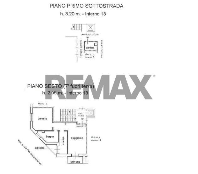 Pianta 2D - Two-room apartment VIA SAN GIOVANNI BOSCO
 
1/B, Tortona - floor plans 1