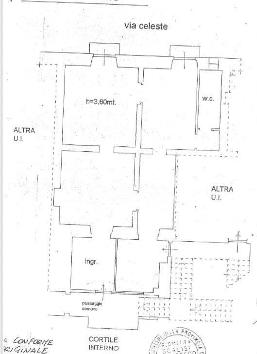 Foto 17 - Quadrilocale Via Archimede, Catania - planimetria 1