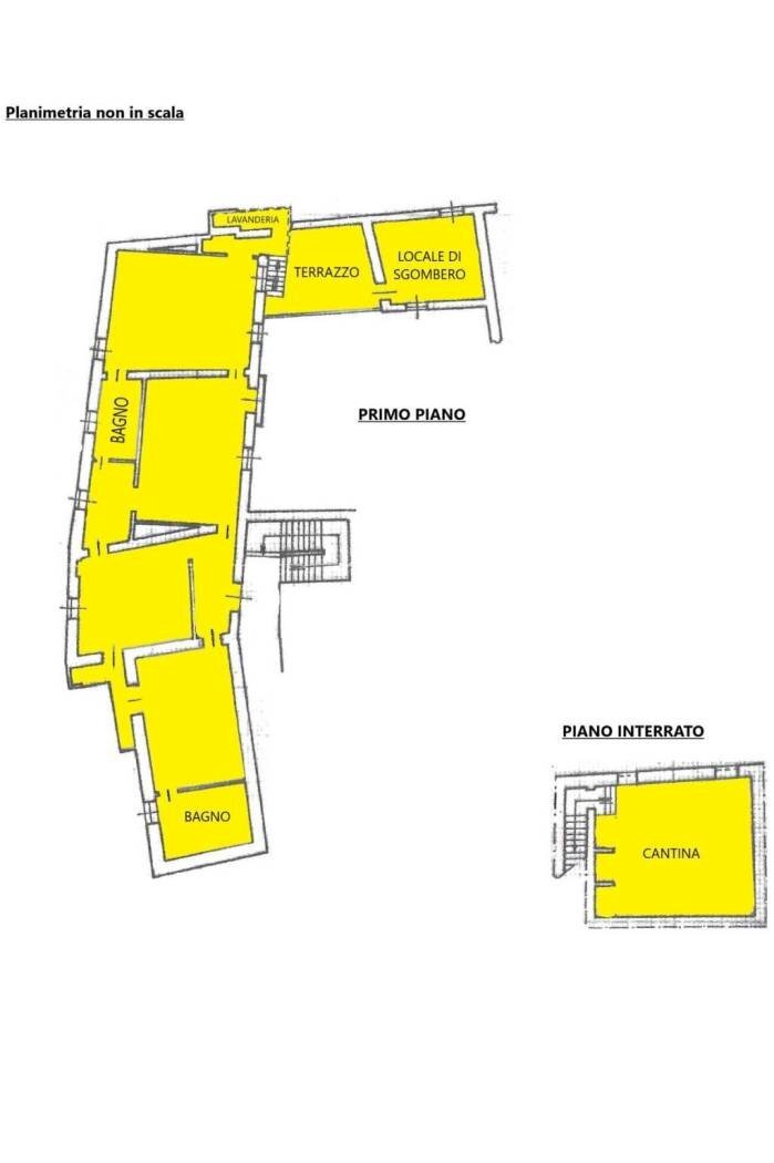 Appartamento via Duomo, Casale Monferrato - planimetria 1
