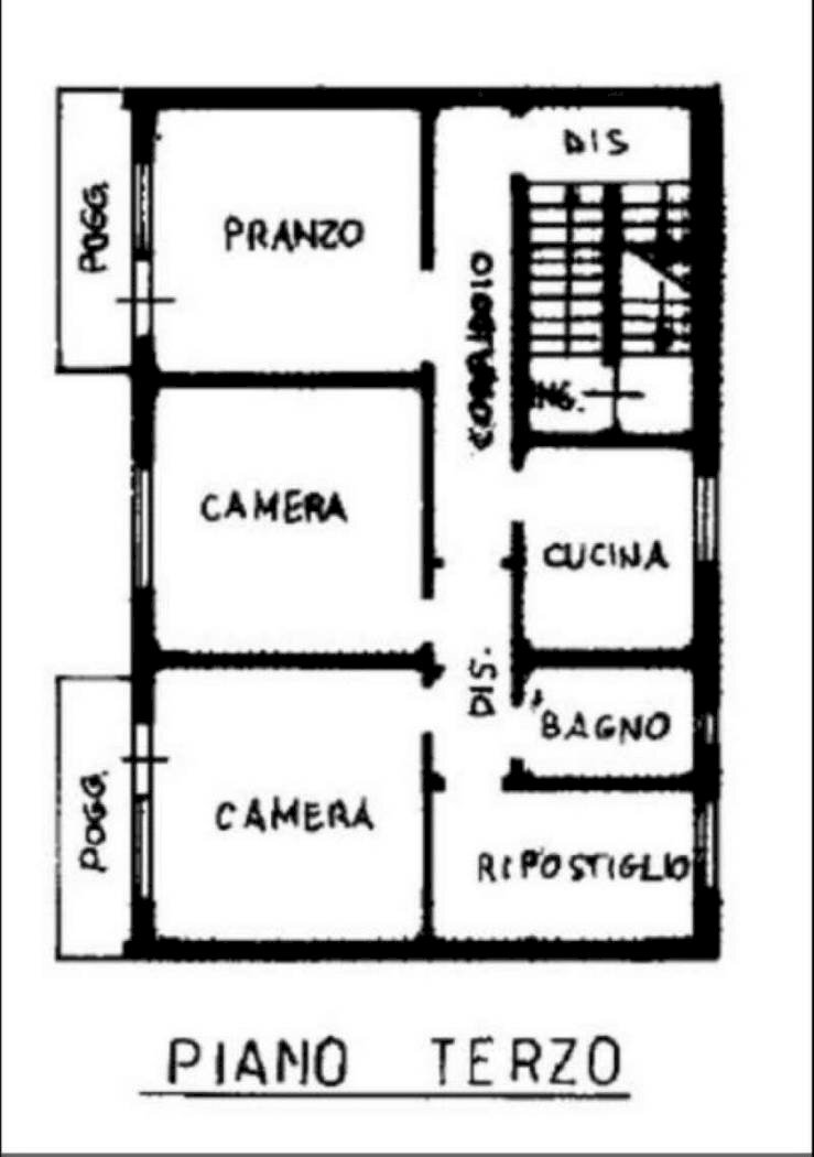 Four-room apartment via Carlo Vizzotto, 37, San Donà di Piave - floor plans 1