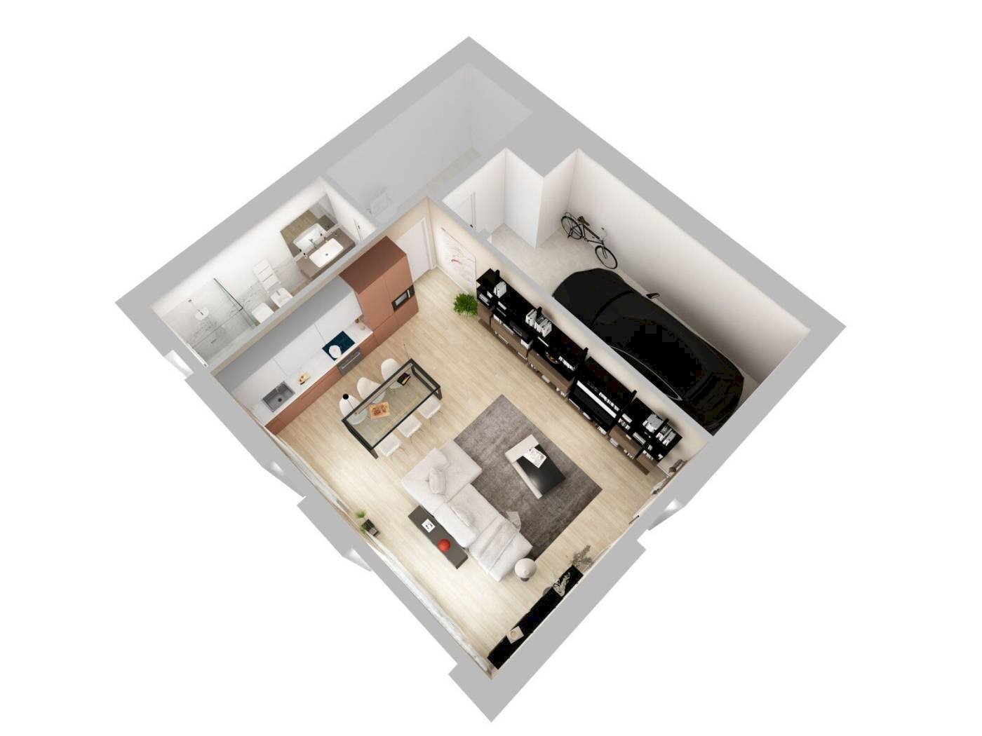 Villa via Villa del Bosco, Pontelongo - floor plans 1