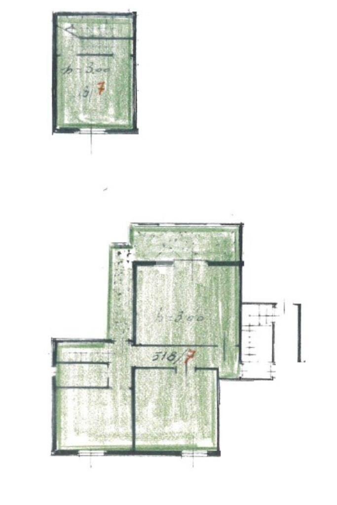 Trilocale Via Antonio Dolcetti, Ferrara (zona Pontelagoscuro) - planimetria 1