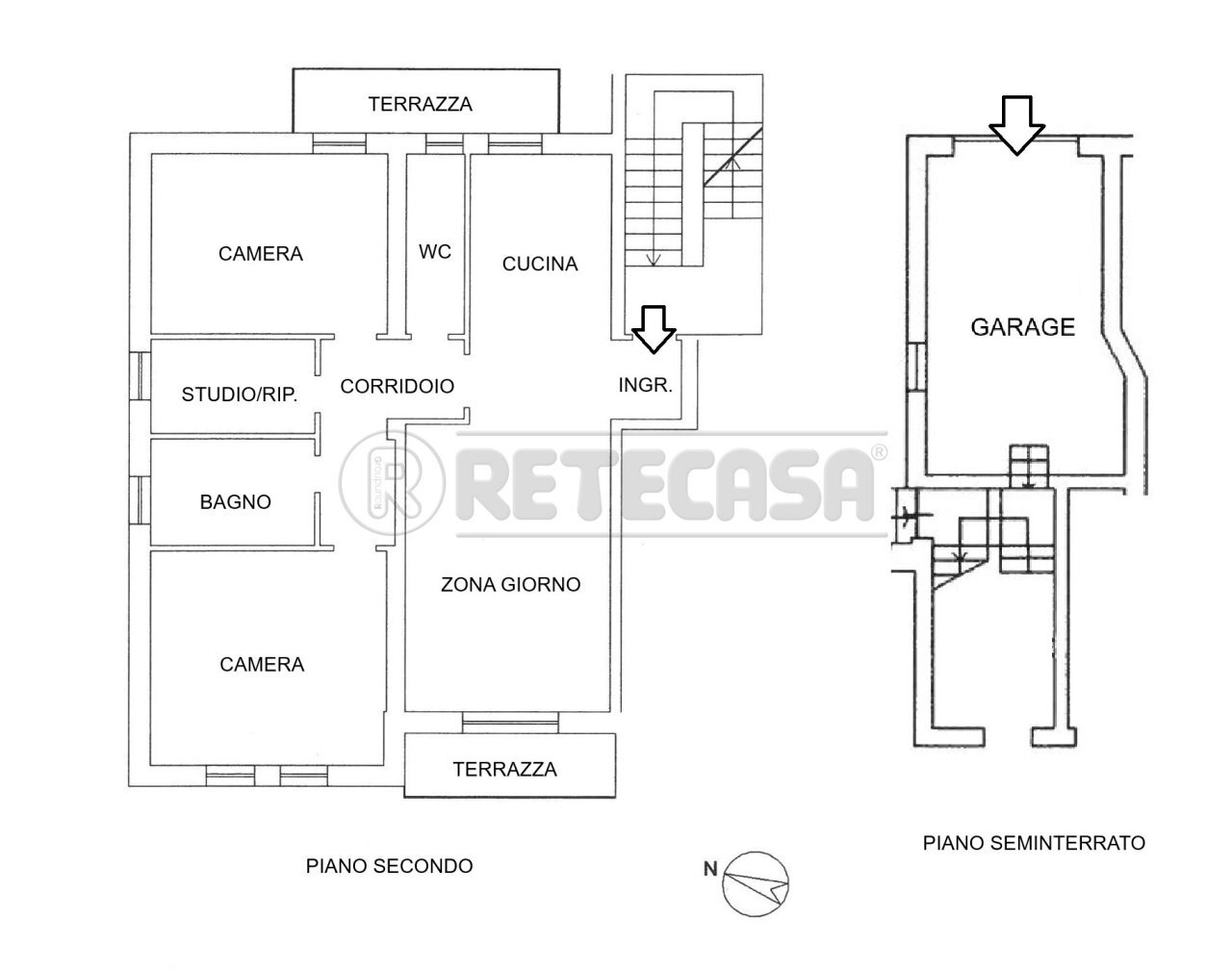 PIANTINA - Apartment Via Giovanni Gasparoni 12, Vicenza - floor plans 1