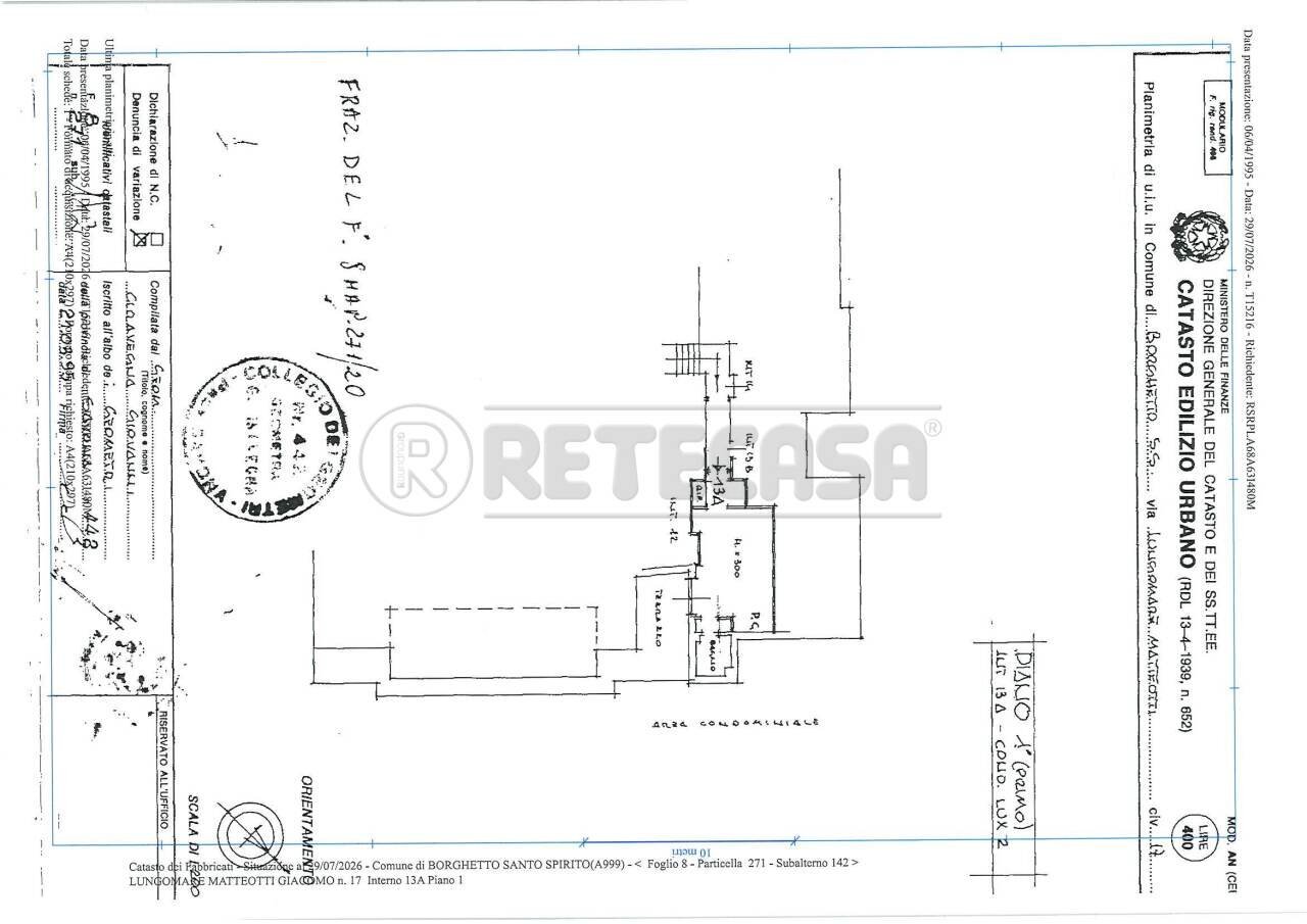 20260804110334533_0001 - Monolocale Lungomare Giacomo Matteotti 17, Borghetto Santo Spirito - planimetria 1