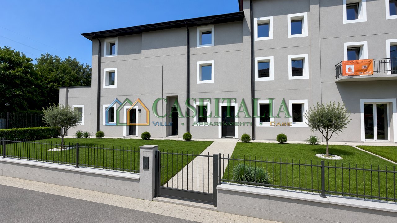 Render facciata - Villa a Schiera Via Capoluogo 57, Buttigliera Alta - foto 2