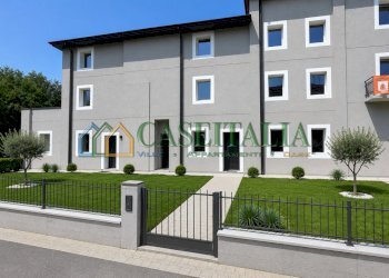 Render facciata - Villa a Schiera Via Capoluogo 57, Buttigliera Alta - foto 2