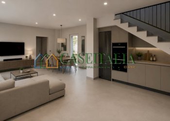 render salone - Villa a Schiera Via Capoluogo 57, Buttigliera Alta - foto 12