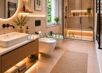 render 2\' bagno - Villa a Schiera Via Capoluogo 57, Buttigliera Alta - foto 28