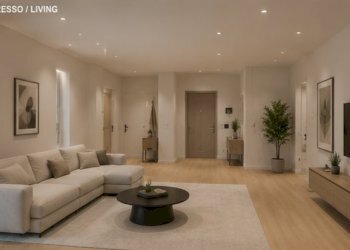 render living in ingresso - Apartment Via Trebisonda, Genova (neighborhood Foce) - photo 25