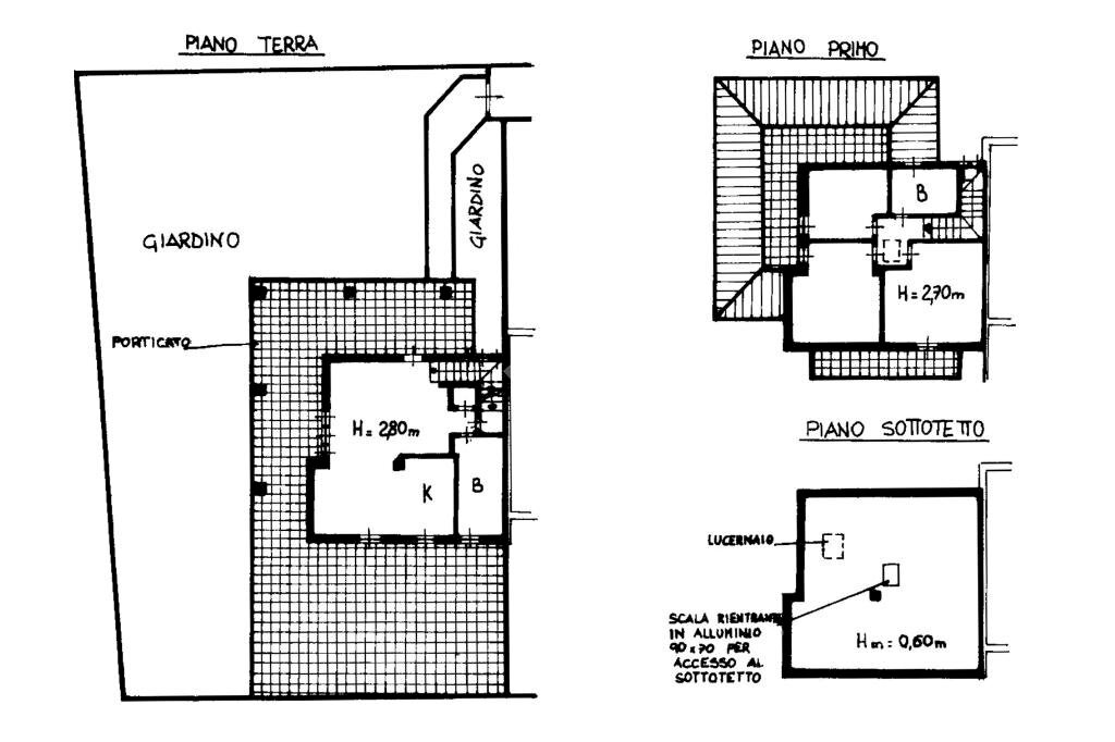Villa a Schiera Via Antonio Gramsci, Grezzago - planimetria 1