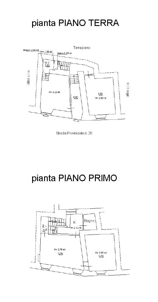 Planimetria - Terratetto - Terracielo via giuseppe garibaldi, Ne - foto 3