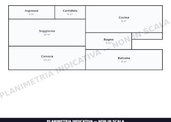 Planimetria - Three-room apartment Via Canducci Natale, Sesto San Giovanni - photo 11