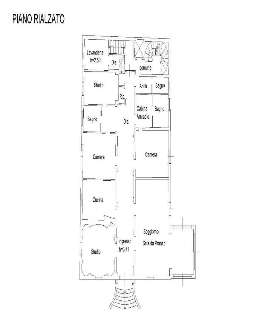 PLAN OK - Apartment Via Francesco Orsoni, Bologna (neighborhood Saragozza) - floor plans 1