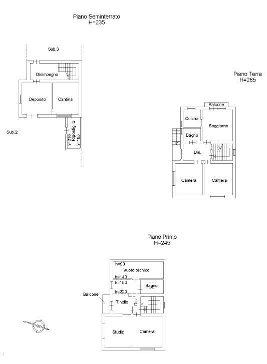 Villa Hone - floor plans 1