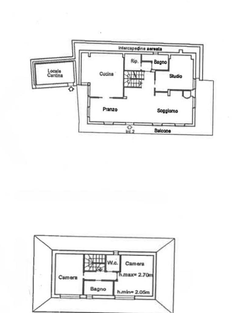 Villa Località Sanguineto case sparse, Chiavari - planimetria 1