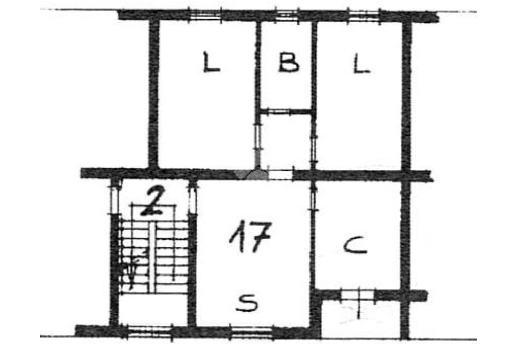 Three-room apartment Via Ferrarese, Bologna (neighborhood Fiera) - floor plans 1