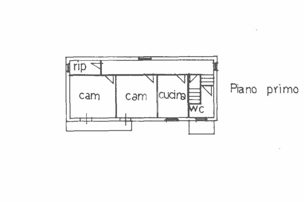 Three-room apartment Via giuseppe verdi, Cattolica - floor plans 1