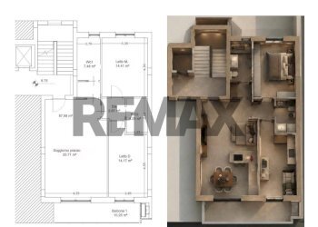 Pianta 2D - Three-room apartment Via Fabio Filzi
 
46, Triggiano - photo 9