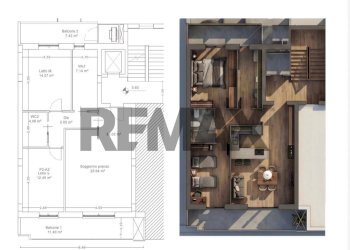 Pianta 2D - Three-room apartment Via Fabio Filzi
 
46, Triggiano - photo 8