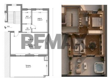 Pianta 2D - Two-room apartment Via Fabio Filzi
 
46, Triggiano - photo 8