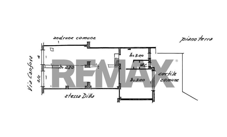 Pianta 2D - Commercial Premises Via Canfora
 
2/4, Catania - floor plans 1