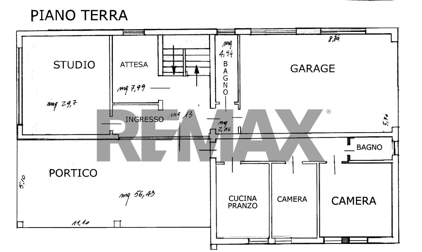 Pianta 2D - Villa via Comandini
 
7, Cattolica - floor plans 1