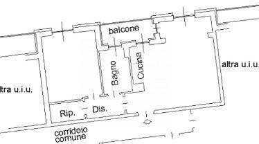 APPARTAMENTO - Bilocale Via Marco Greppi
 
3, Trezzano sul Naviglio - planimetria 1