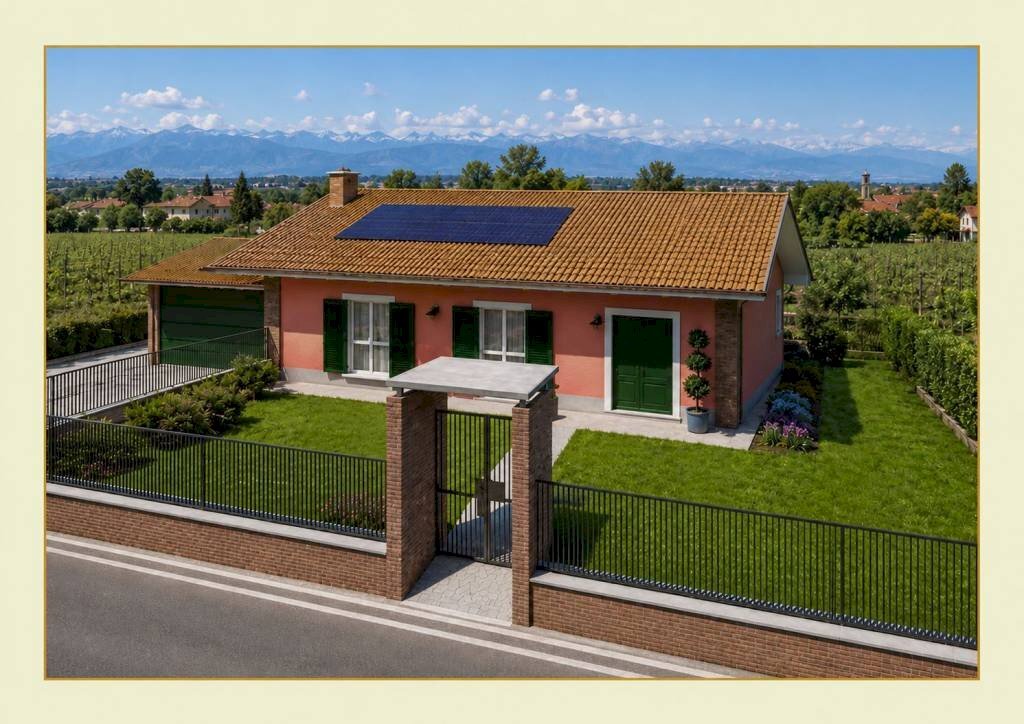 Facciata - Villa via Pietro Metastasio, Carmagnola - foto 1