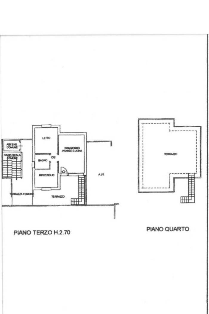 Attico via Volano, Ravenna (zona Porto Corsini) - planimetria 1