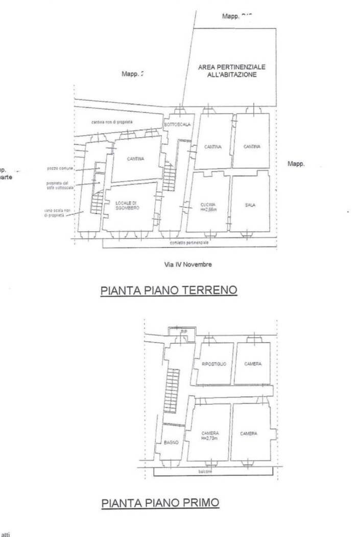 Terraced Villa via 4 Novembre, 23, Ronco Biellese - floor plans 1