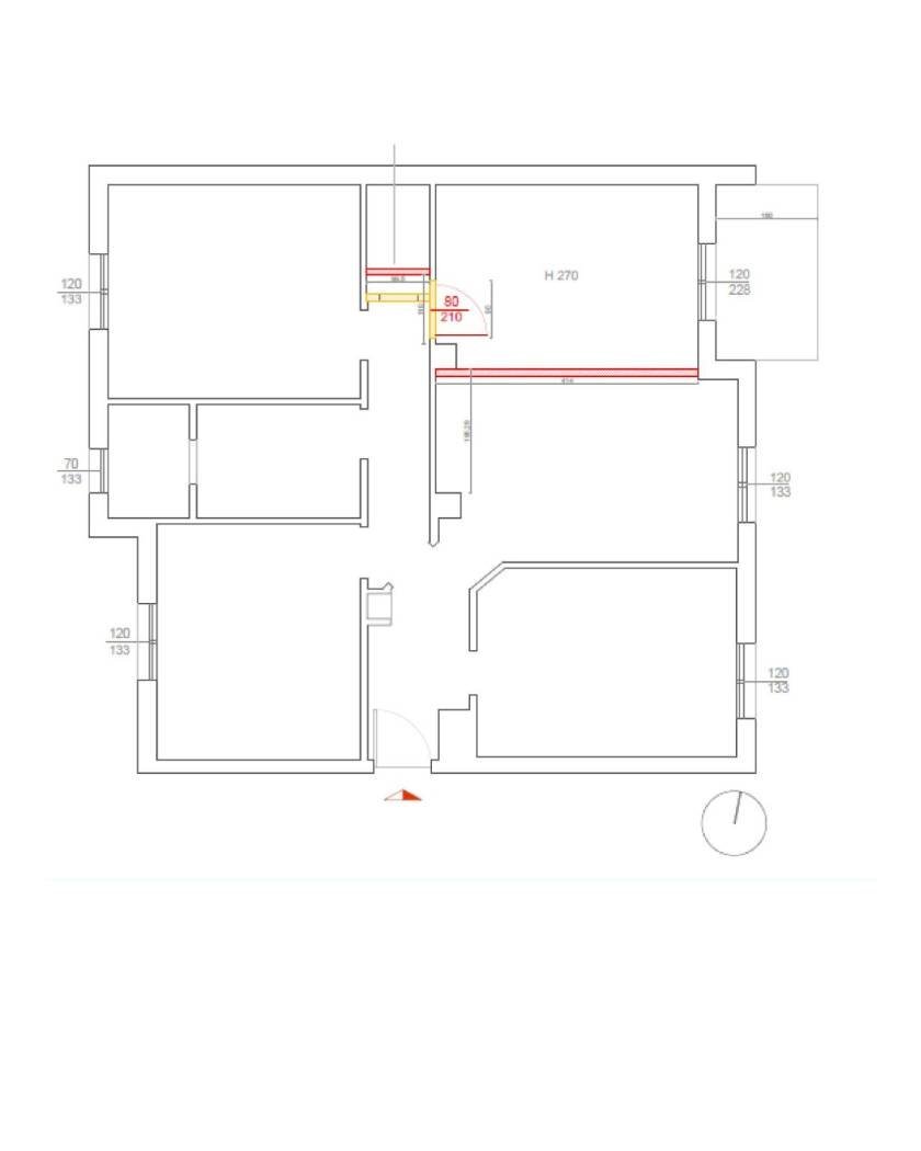 Non-buildable land via Barnaba Oriani, 30, Milano - floor plans 1