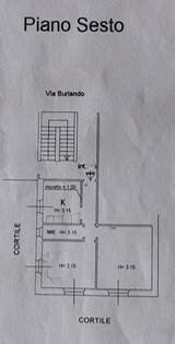 Appartamento via Antonio Burlando, 27, Genova (zona Staglieno) - planimetria 1