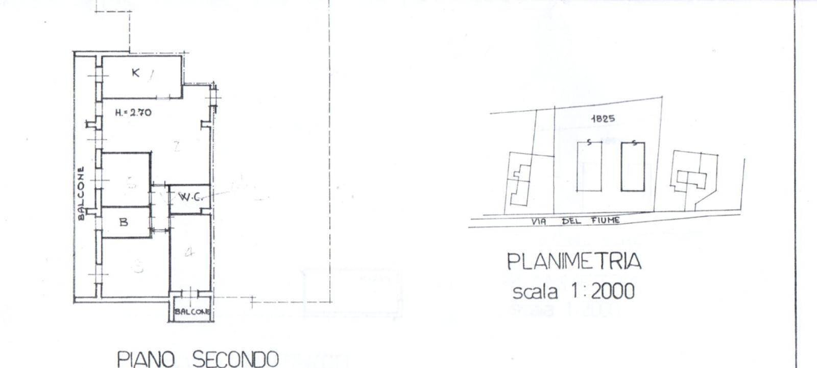 Four-room apartment Fano - floor plans 1