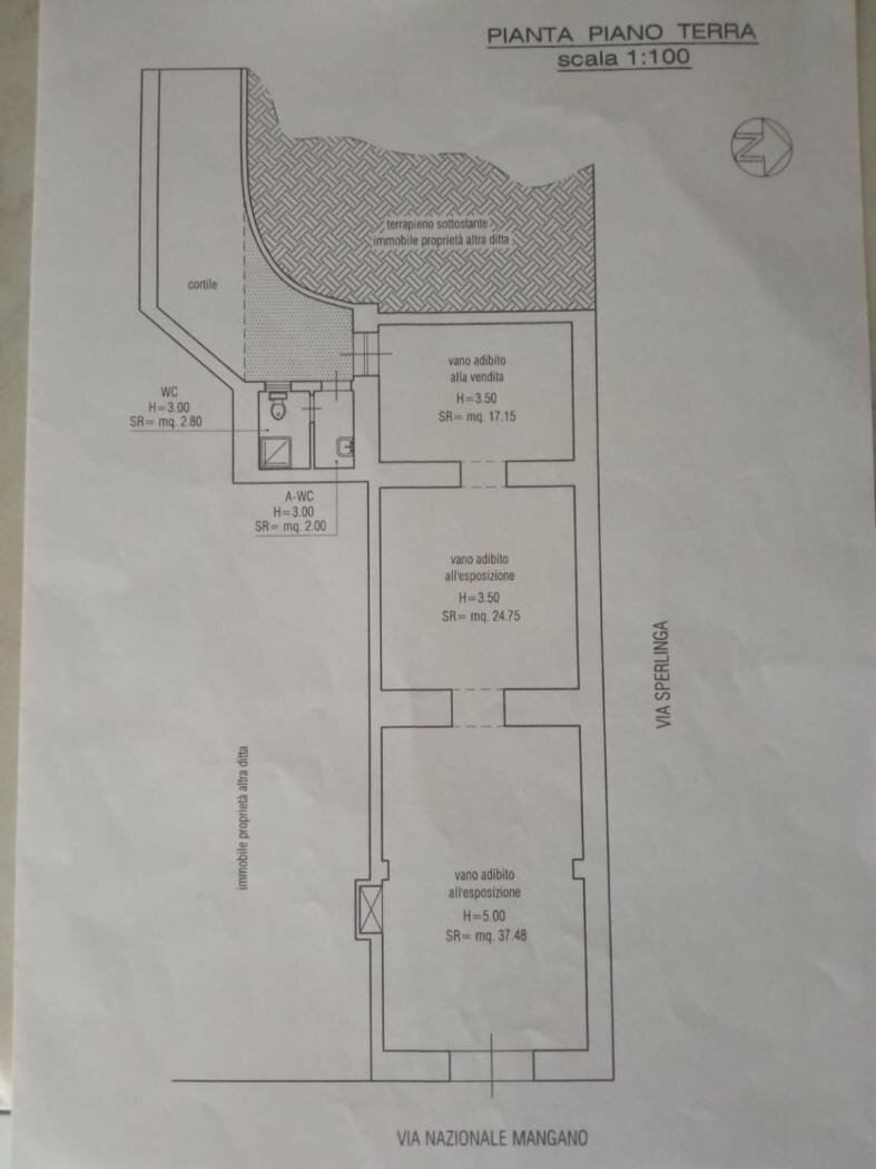 Shop via Nazionale Guardia, 367, Acireale - floor plans 1