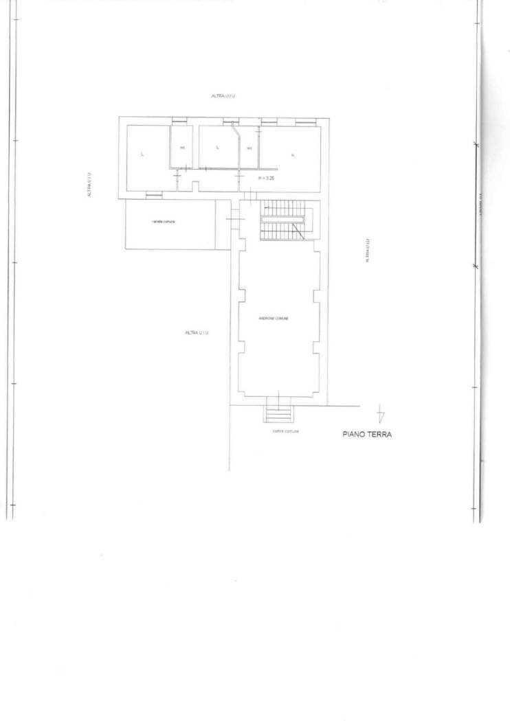 Trilocale corso Vittorio Emanuele II, 233, Nocera Inferiore - planimetria 1