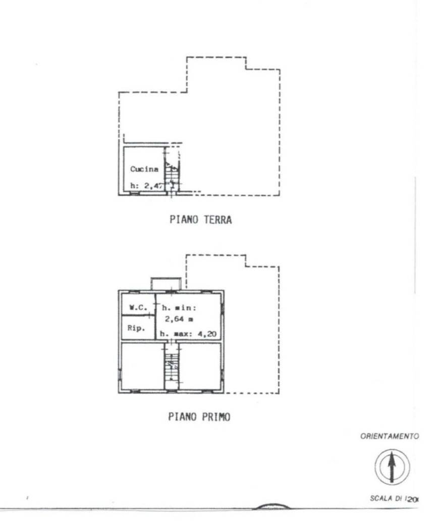 Agricultural land Frazione Montale, 136, Arcevia - floor plans 1