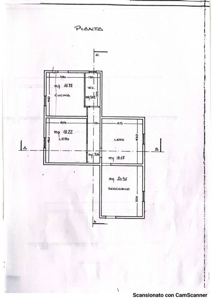 Villa contrada Muccuso, Ugento - floor plans 1