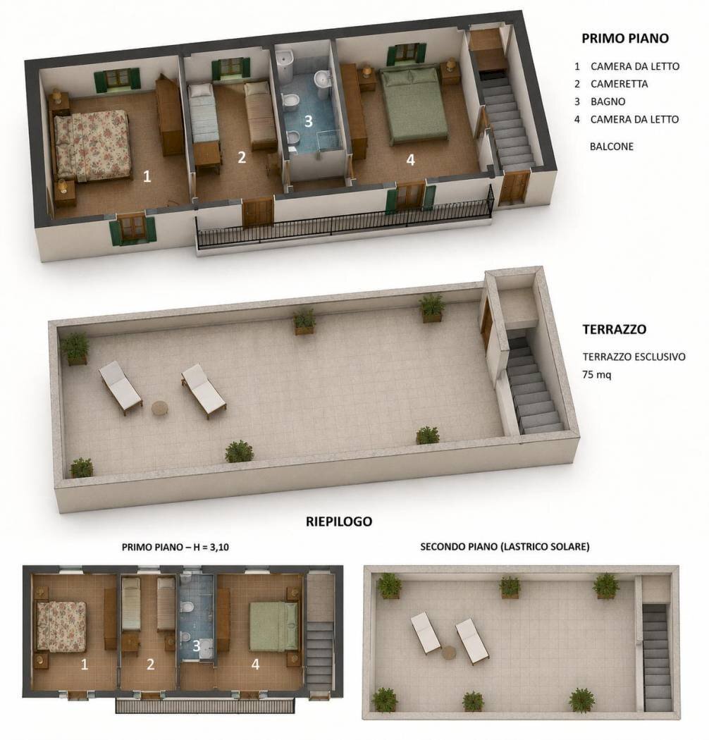 Casa indipendente strada Torre Vecchia, Marina di Gioiosa Ionica - planimetria 1